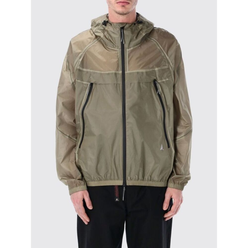 Roa Men Hooded Technical Fabric Windbreaker Roa